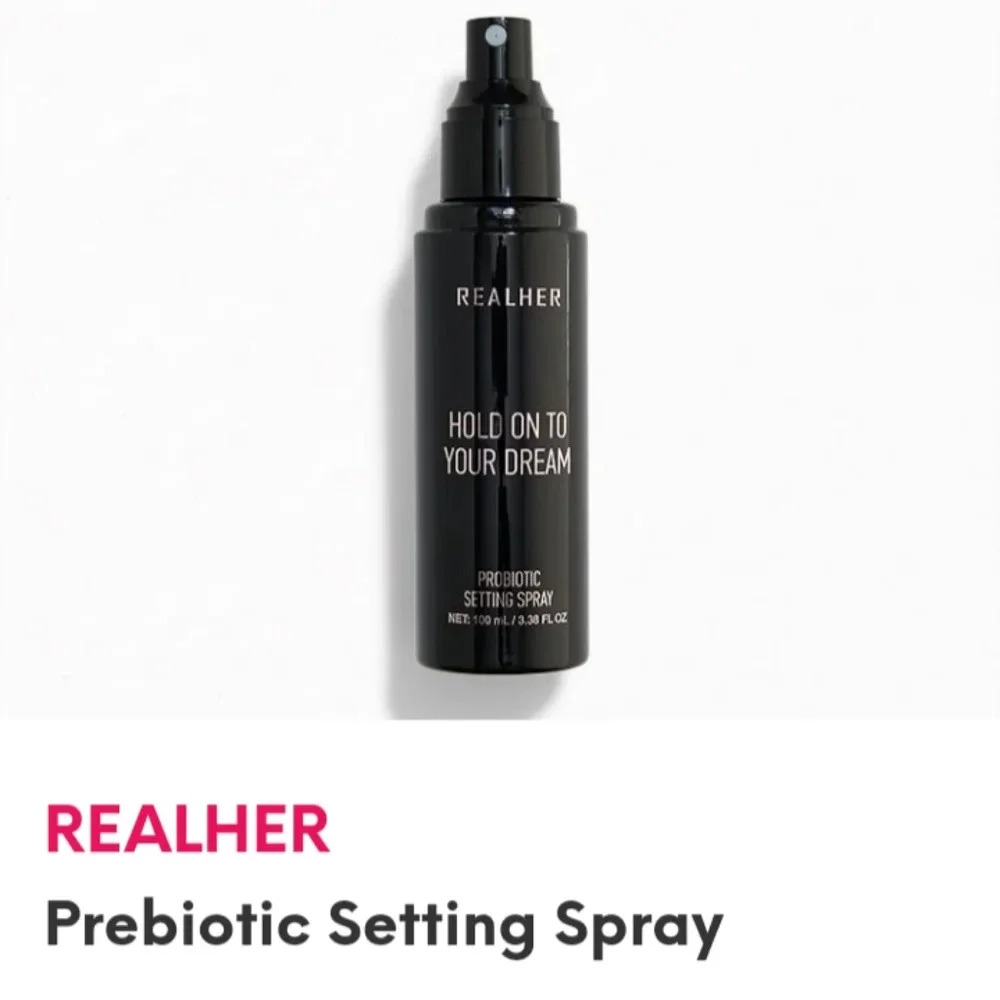 New realher hold on to your dream prebiotic setting spray